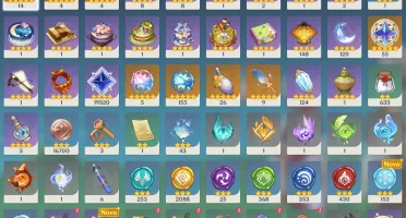 38x 5-Star + Lumine + Signature 5-Star | 45x Weapons 5-Star