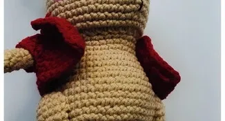 filhinho coelho popsom amigurumi