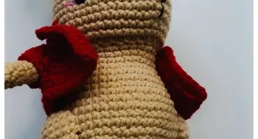filhinho coelho popsom amigurumi