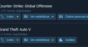 Conta Cs Go Prime E Gta V + 50 Jogos + Level 35 Steam