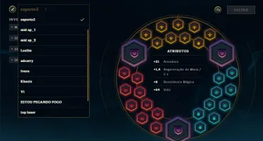 CONTA PLATINA V - 14 PÁGINAS DE RUNA - 150 SKINS