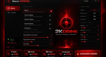 🔴 Macro 2Kdrink — No Recoil Para Jogos 🔴
