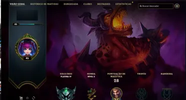 Conta LoL Platina IV Baratissima