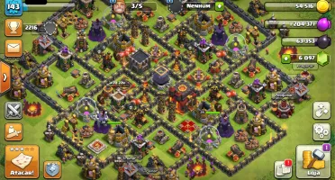 Clash of Clans CV10 - Quase FULL