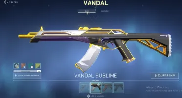 CONTA VALORANT OURO COM ALGUMAS SKINS, FACAS E ITENS TWITCH