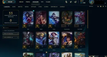 CONTA LOL PRATA 4 • PARA SMURFAR - LOW LEVEL!