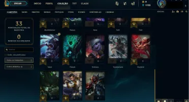 CONTA LOL PRATA 4 • PARA SMURFAR - LOW LEVEL!