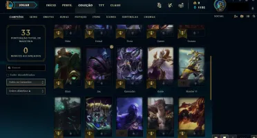 CONTA LOL PRATA 4 • PARA SMURFAR - LOW LEVEL!
