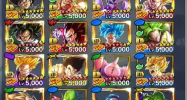 Conta de dragonball legends level 311