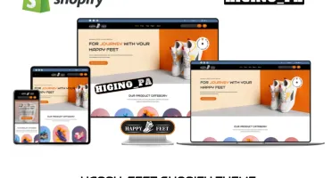 Tema Shopify HappyFeet - Calçados + Atualizações e Bônus