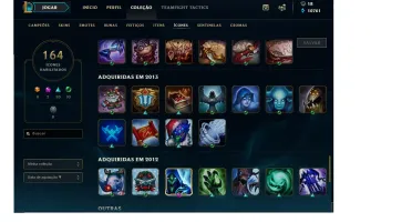V>CONTA LOL>104SKINS (RAMMUS REI)>PLATINA 3>R$250