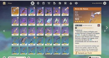 Genshin impact YAE MIKO + EULA + XIAO + ARCO DE AMOS - AR50