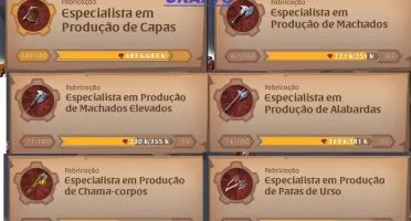 CONTA ALBION com 4 Arma no 120 (+120M Prata)