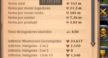 V- fama total 552m