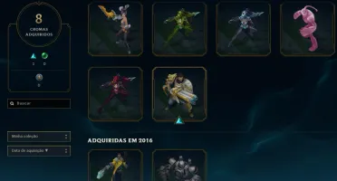 CONTA GOLD COM 98 SKINS