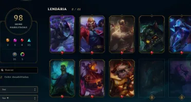 CONTA GOLD COM 98 SKINS