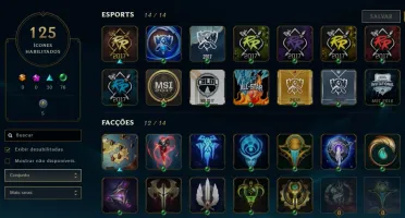 CONTA GOLD COM 98 SKINS