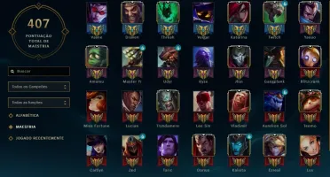 CONTA GOLD COM 98 SKINS