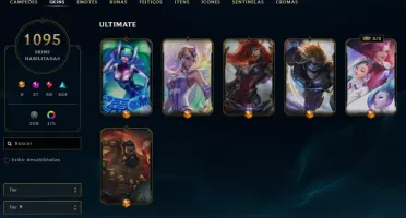 CONTA LEAGUE OF LEGENDS 1000 SKINS+ PREÇO NEGOCIÁVEL