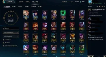 Conta league of legends borda de ouro