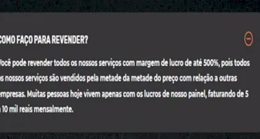 Painel Para Revenda De Seguidores E+ De Qualquer Rede Social