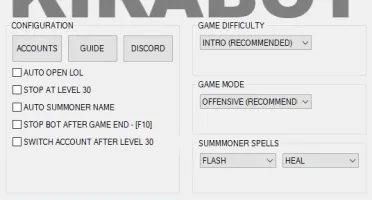 UPADOR DE CONTA PARA LOL