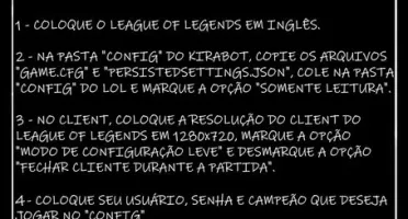 UPADOR DE CONTA PARA LOL