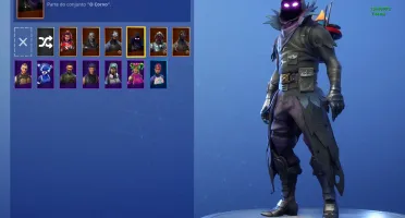 Conta Fortnite com Corvo e Bombardeira Estelar