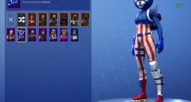 Conta Fortnite com Corvo e Bombardeira Estelar