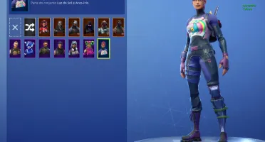 Conta Fortnite com Corvo e Bombardeira Estelar