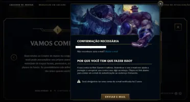 Conta platina 2 sem email confirmado 2 skins e 23 champs