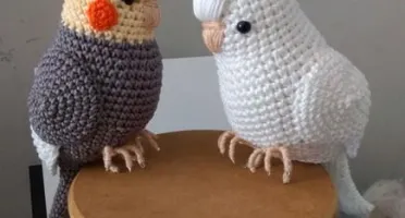 Amigurumi Calopsita Branca