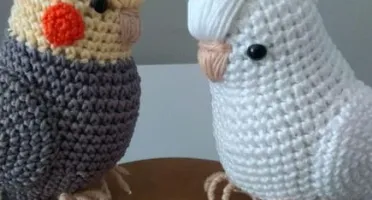 Amigurumi Calopsita Branca