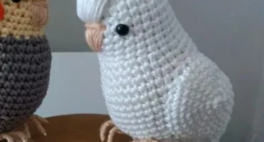 Amigurumi Calopsita Branca