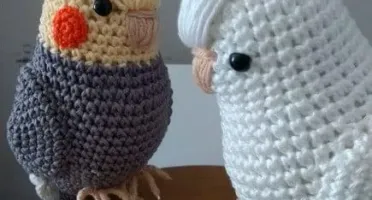 Amigurumi Calopsita Branca