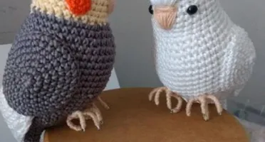 Amigurumi Calopsita Branca