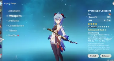 Conta Genshin AR58 PODEROSA