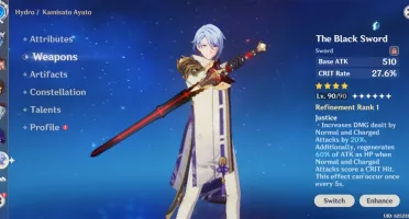 Conta Genshin AR58 PODEROSA