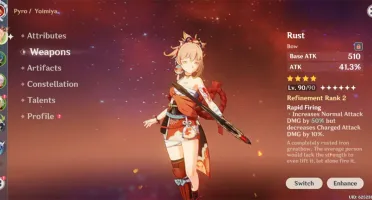 Conta Genshin AR58 PODEROSA