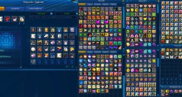 Conta com varios digimon diferenciados no servidor LA OMEGA