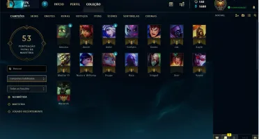 Conta League of Legends unranked lv 30