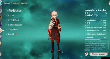 Kazuha+Hutao+Raiden+Ayaka+2 armas T5