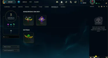 Conta LOL - Diamante IV, 60% de WR