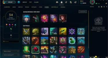 Conta LOL - Diamante IV, 60% de WR