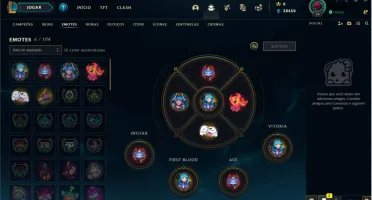 Conta LOL - Diamante IV, 60% de WR