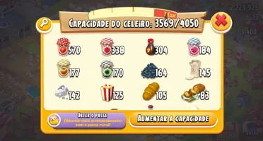 Fazenda Hayday Nivel 61 - Celeiro 4000 / Silo 1000