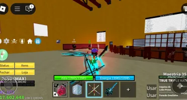 Conta Blox Fruits Ttk + Sanguine Art+ Sgt + Shark + Cdk