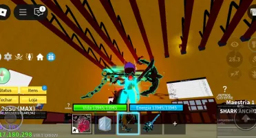 Conta Blox Fruits Ttk + Sanguine Art+ Sgt + Shark + Cdk