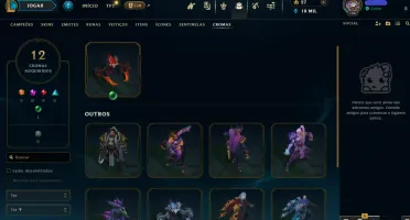 Conta Ferro De 2013 - Todos Os Campeões - 101 Skins