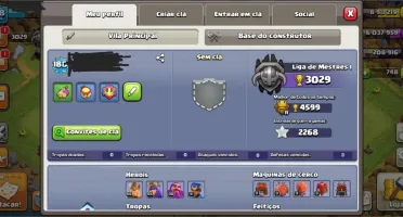 Cv 13 com quase todas as tropas full e 2k de star em war